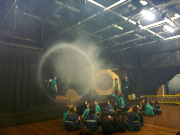 Giant Smoke Ring Machine